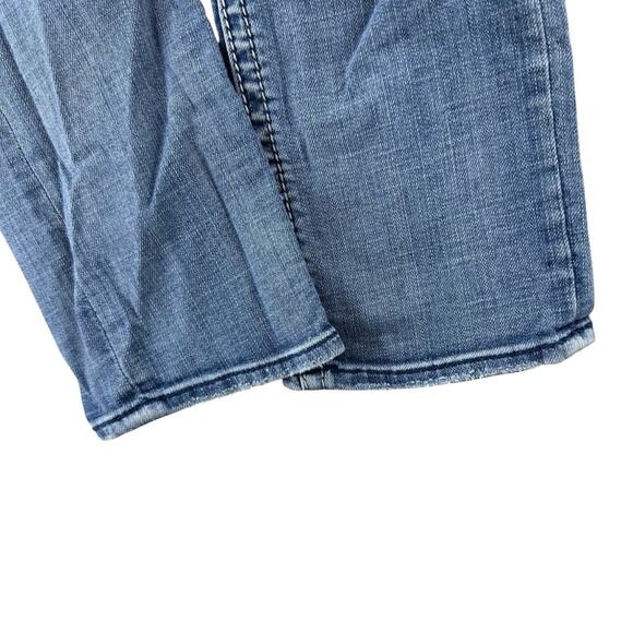Silver Jeans Aiko Mid Capri denim stretch jeans mid rise women’s size 25 - Picture 8 of 13